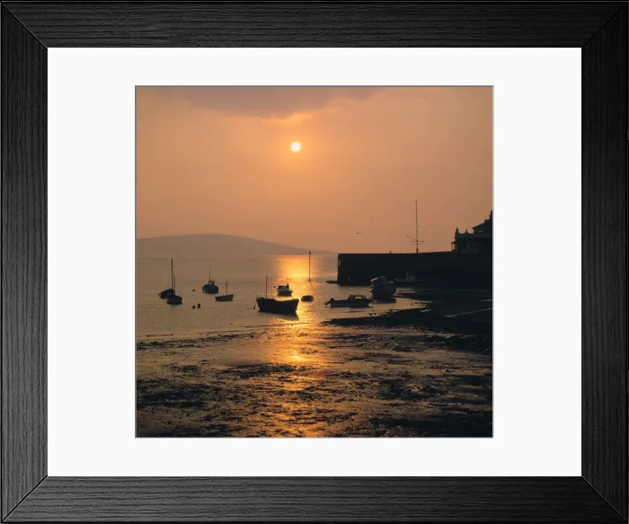 Framed Print : Sunset, Weston-Super-Mare, Somerset Framed Print : Sunset, Weston-Super-Mare, Somerset