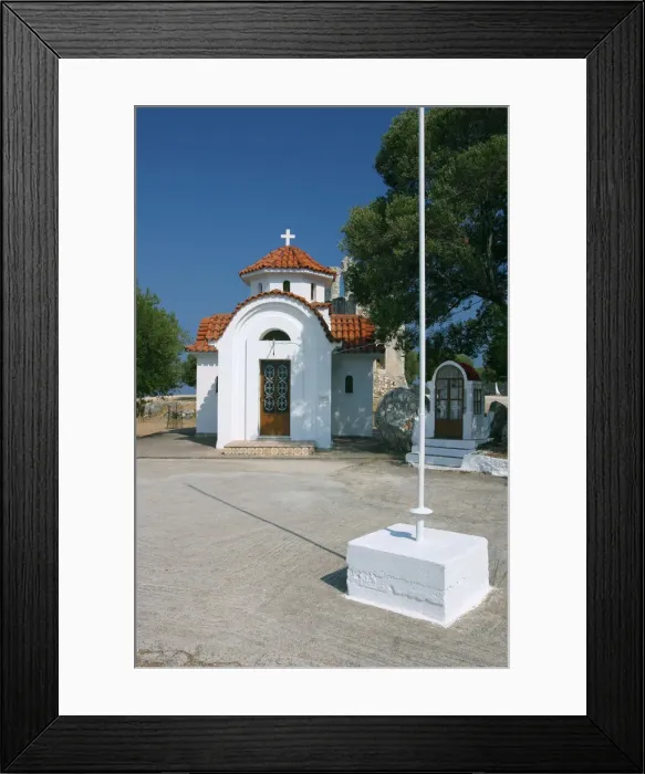 Framed Print : Monastery of Agrilion Church, Kefalonia, Greece Framed Print : Monastery of Agrilion Church, Kefalonia, Greece