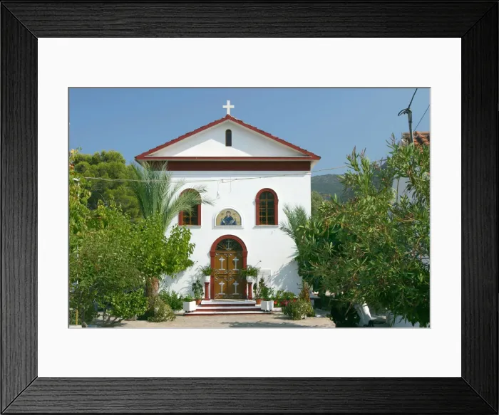 Framed Print : Monastery of Agrilion, Kefalonia, Greece Framed Print : Monastery of Agrilion, Kefalonia, Greece