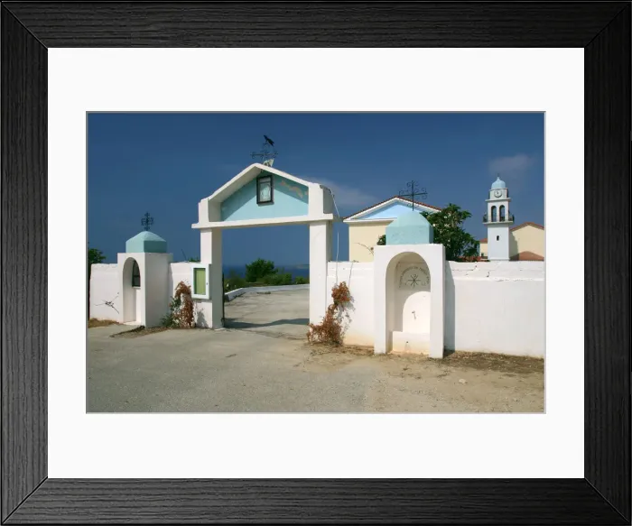 Framed Print : Monastery of Sissia, Kefalonia, Greece Framed Print : Monastery of Sissia, Kefalonia, Greece