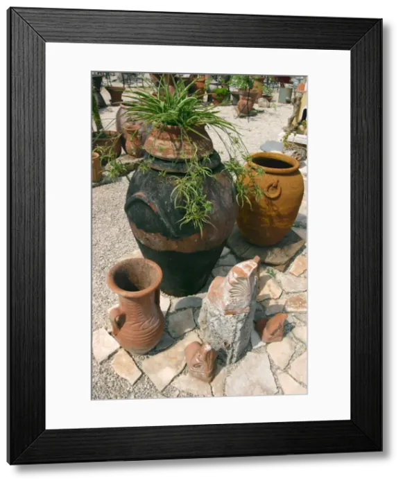Framed Print : Pottery Karavomilos, Kefalonia, Greece Framed Print : Pottery Karavomilos, Kefalonia, Greece