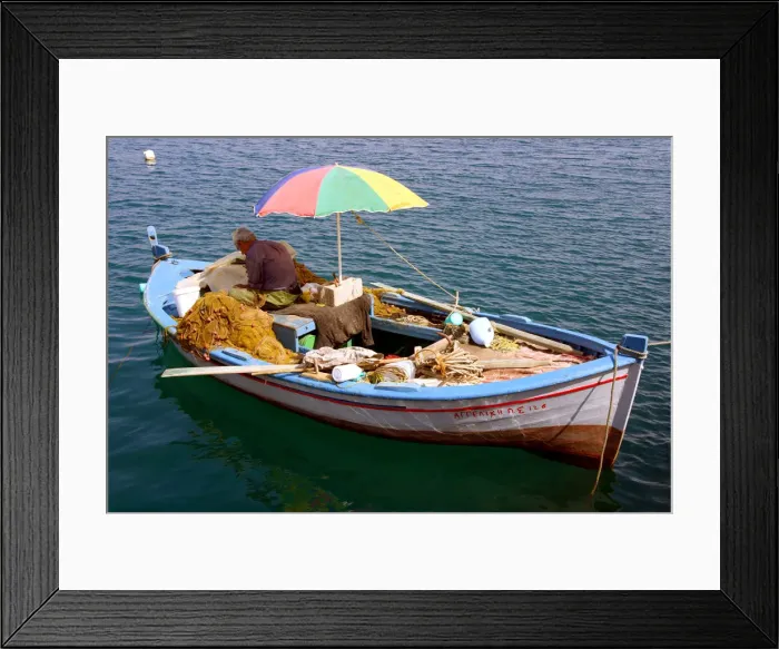 Framed Print : Fishing boat, Sami, Kefalonia, Greece Framed Print : Fishing boat, Sami, Kefalonia, Greece