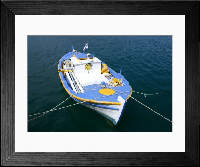 Framed Print : Fishing boat, Sami, Kefalonia, Greece Framed Print : Fishing boat, Sami, Kefalonia, Greece