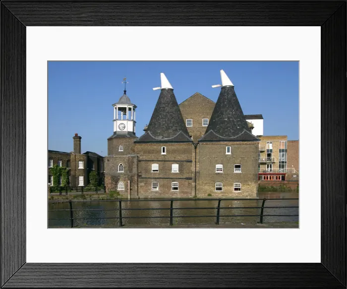 Framed Print : Three Mills, Lea Valley, London