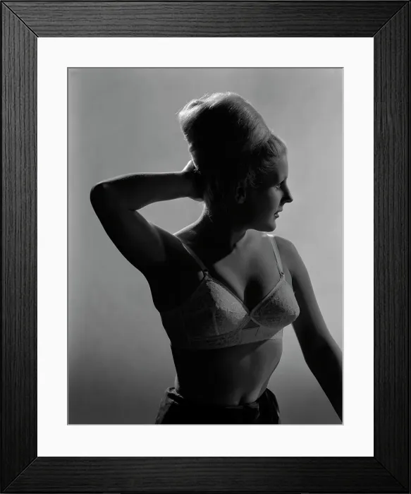 Framed Print : Advertising image for Truline bras, 1963. Artist: Michael Walters Framed Print : Advertising image for Truline bras, 1963. Artist: Michael Walters