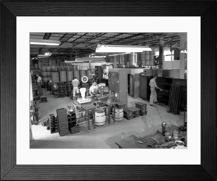 Framed Print : Jowitt & Rogers factory, Philadelphia, Pennsylvania, USA, 1963 Framed Print : Jowitt & Rogers factory, Philadelphia, Pennsylvania, USA, 1963