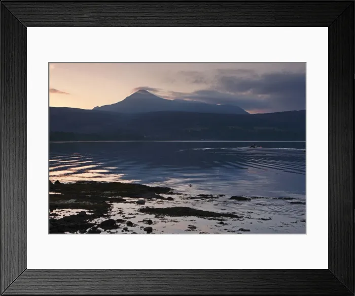 Framed Print : Goatfell across Brodick Bay, Arran, North Ayrshire, Scotland Framed Print : Goatfell across Brodick Bay, Arran, North Ayrshire, Scotland