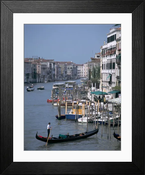 Framed Print : Grand Canal from Rialto Bridge, Venice Italy Framed Print : Grand Canal from Rialto Bridge, Venice Italy