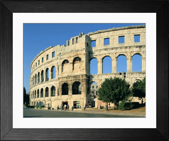 Framed Print : Amphitheatre in Pula, Croatia Framed Print : Amphitheatre in Pula, Croatia