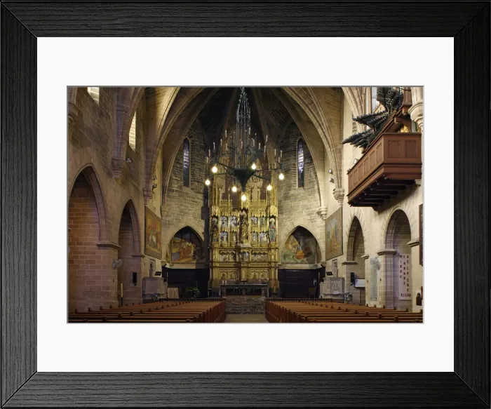 Framed Print : Church interior, Alcudia, Mallorca, Spain Framed Print : Church interior, Alcudia, Mallorca, Spain