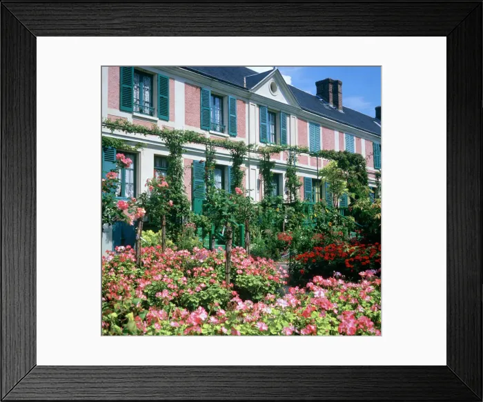 Framed Print : Claude Monets house, Giverny, Normandy, France Framed Print : Claude Monets house, Giverny, Normandy, France