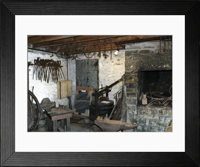 Framed Print : Smithy, North of England Lead Mining Museum, Killhope, Weardale, Durham