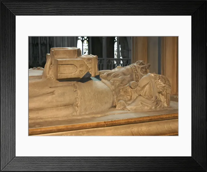 Framed Print : Effigy of Osric, Gloucester Cathedral, Gloucestershire Framed Print : Effigy of Osric, Gloucester Cathedral, Gloucestershire