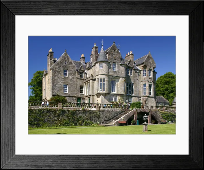 Framed Print : Torosay Castle and gardens, Mull, Argyll and Bute, Scotland Framed Print : Torosay Castle and gardens, Mull, Argyll and Bute, Scotland