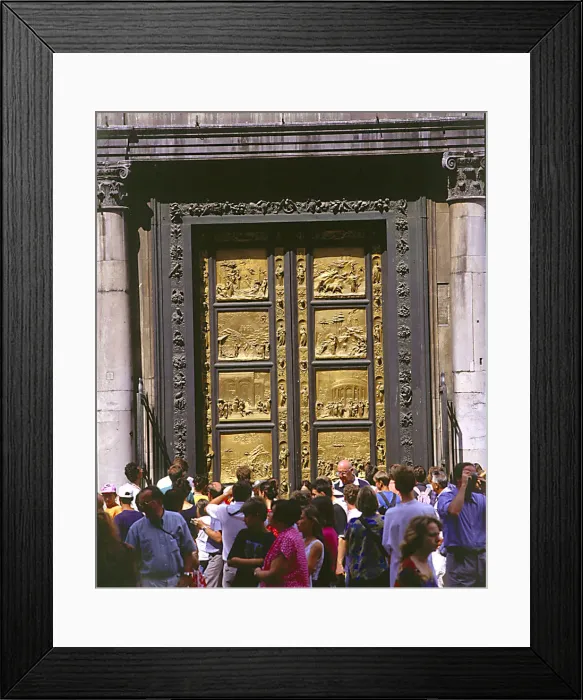 Framed Print : Baptistry door, Florence, Italy Framed Print : Baptistry door, Florence, Italy