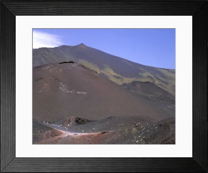 Framed Print : View of the volcanic scenery of Mount Etna, Sicily, Italy Framed Print : View of the volcanic scenery of Mount Etna, Sicily, Italy
