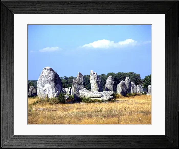 Framed Print : Kermario Alignments, Carnac, France Framed Print : Kermario Alignments, Carnac, France