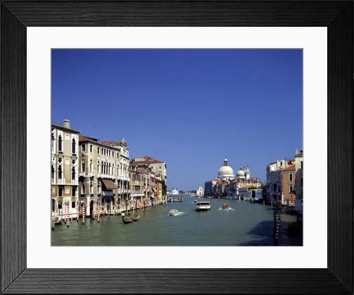 Framed Print : The Grand Canal and San Salute from Accademia bridge, Venice, Italy Framed Print : The Grand Canal and San Salute from Accademia bridge, Venice, Italy
