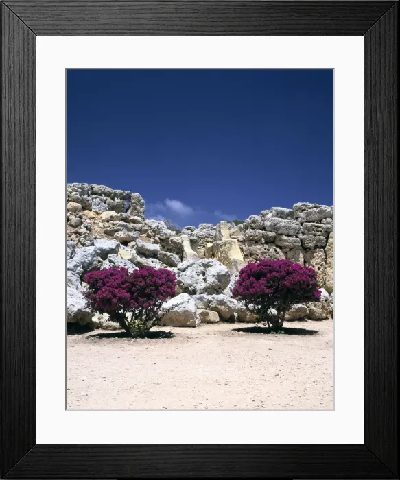 Framed Print : A megalithic temple complex, Ggantija, Gozo, Malta, 20th century Framed Print : A megalithic temple complex, Ggantija, Gozo, Malta, 20th century
