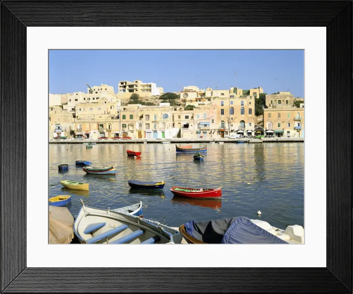 Framed Print : Harbour, Marsascala, Malta Framed Print : Harbour, Marsascala, Malta