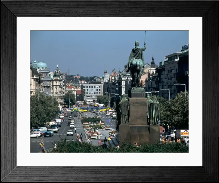 Framed Print : Wenceslas Square, Prague, Czech Republic Framed Print : Wenceslas Square, Prague, Czech Republic
