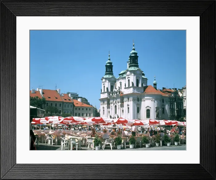 Framed Print : Old town square, Prague, Czech Republic Framed Print : Old town square, Prague, Czech Republic