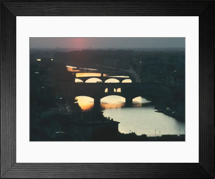 Framed Print : Sunset over the Arno, Florence, Italy Framed Print : Sunset over the Arno, Florence, Italy