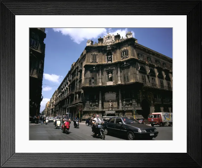 Framed Print : Quattro Canti, Palermo, Sicily, Italy Framed Print : Quattro Canti, Palermo, Sicily, Italy