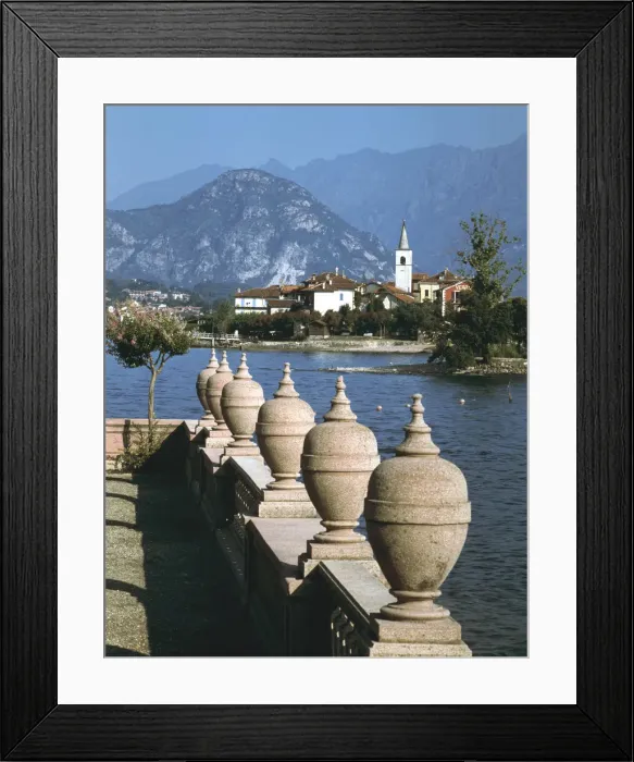 Framed Print : Isola Superior dei Pescatori, Lake Maggiore, Italy Framed Print : Isola Superior dei Pescatori, Lake Maggiore, Italy