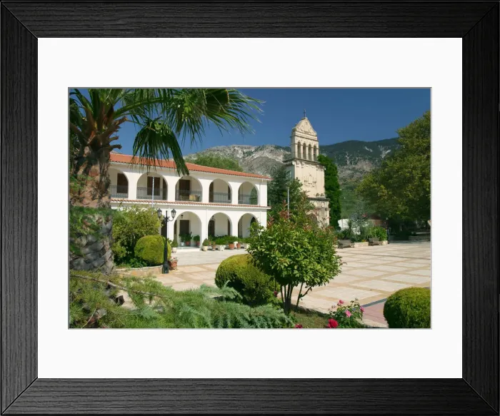 Framed Print : Monastery of Agios Gerasimos, Kefalonia, Greece Framed Print : Monastery of Agios Gerasimos, Kefalonia, Greece