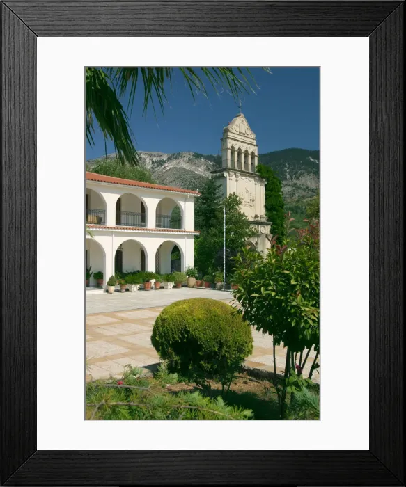 Framed Print : Monastery of Agios Gerasimos, Kefalonia, Greece Framed Print : Monastery of Agios Gerasimos, Kefalonia, Greece