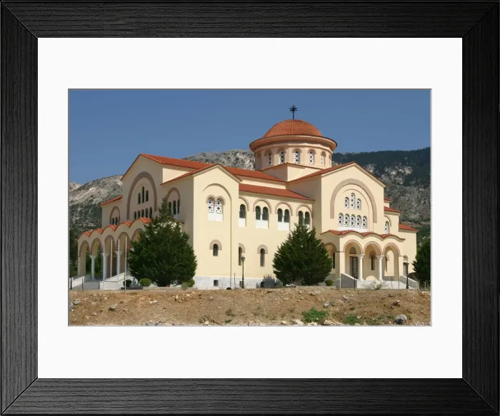 Framed Print : Monastery and church of Agios Gerasimos, Kefalonia, Greece Framed Print : Monastery and church of Agios Gerasimos, Kefalonia, Greece
