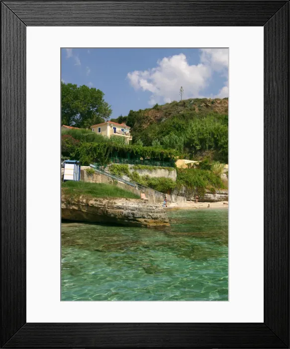 Framed Print : Agios Thomas Beach, Kefalonia, Greece Framed Print : Agios Thomas Beach, Kefalonia, Greece