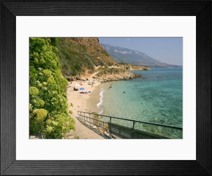 Framed Print : Agios Thomas Beach, Kefalonia, Greece Framed Print : Agios Thomas Beach, Kefalonia, Greece