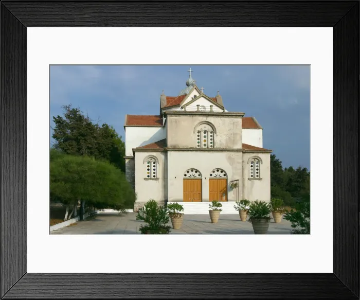 Framed Print : Antipata church, Kefalonia, Greece Framed Print : Antipata church, Kefalonia, Greece