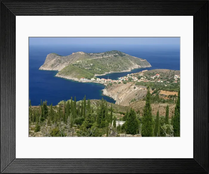 Framed Print : Assos, Kefalonia, Greece Framed Print : Assos, Kefalonia, Greece