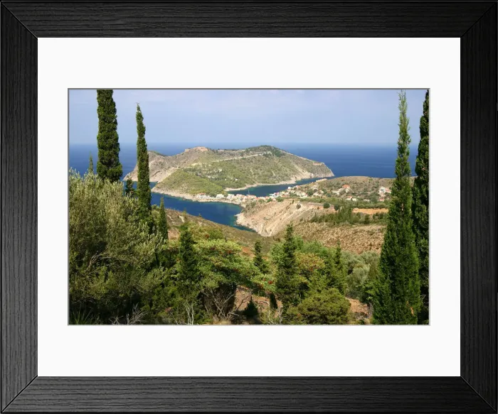Framed Print : Assos, Kefalonia, Greece Framed Print : Assos, Kefalonia, Greece