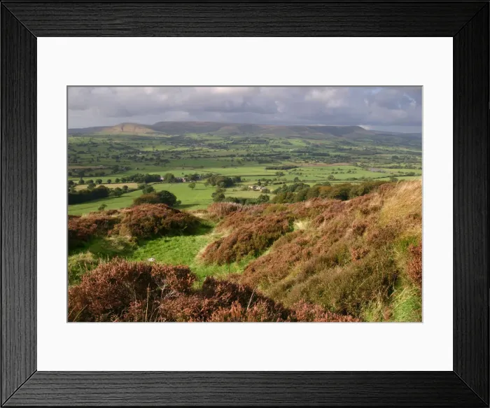 Framed Print : Chipping Vale from Longridge Fell, Lancashire Framed Print : Chipping Vale from Longridge Fell, Lancashire