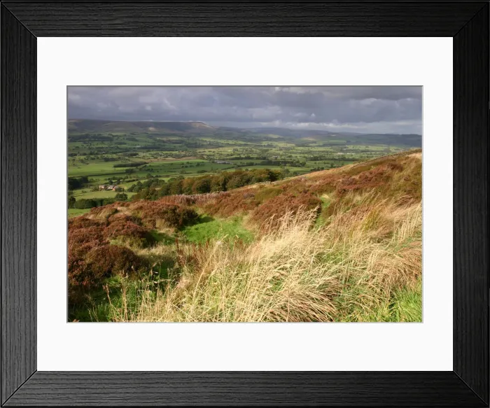 Framed Print : Chipping Vale from Longridge Fell, Lancashire