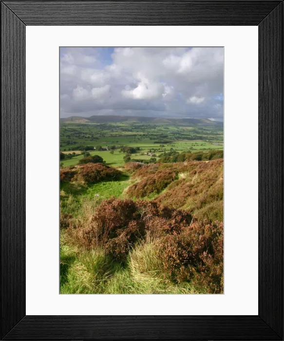 Framed Print : Chipping Vale from Longridge Fell, Lancashire Framed Print : Chipping Vale from Longridge Fell, Lancashire