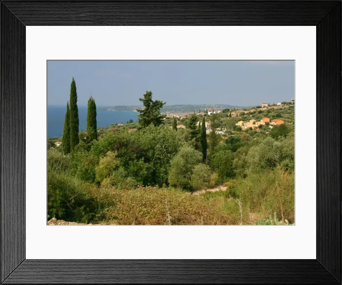 Framed Print : Distant view of Lourdas, Kefalonia, Greece Framed Print : Distant view of Lourdas, Kefalonia, Greece