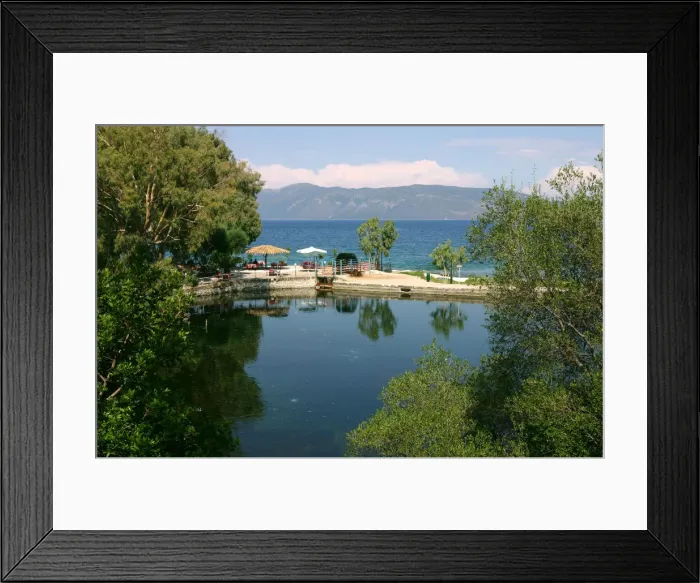 Framed Print : Karavomilos Lake, Kefalonia, Greece Framed Print : Karavomilos Lake, Kefalonia, Greece