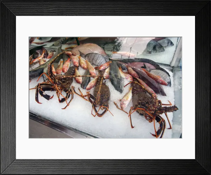 Framed Print : Seafood, Katelios, Kefalonia, Greece Framed Print : Seafood, Katelios, Kefalonia, Greece
