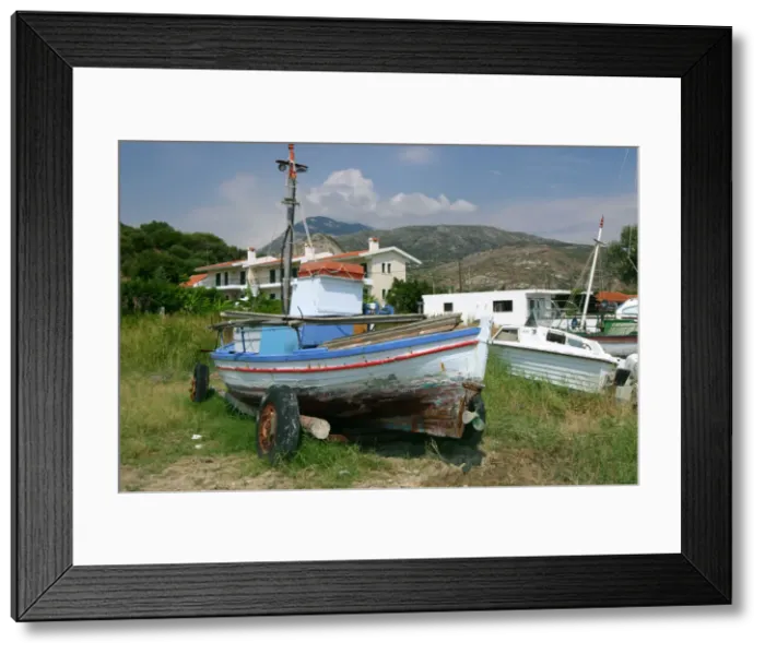 Framed Print : Old boat, Katelios, Kefalonia, Greece Framed Print : Old boat, Katelios, Kefalonia, Greece