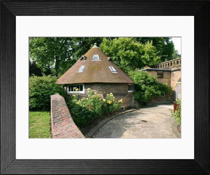 Framed Print : Ice house, Holland Park, London. Artist: Peter Thompson Framed Print : Ice house, Holland Park, London. Artist: Peter Thompson