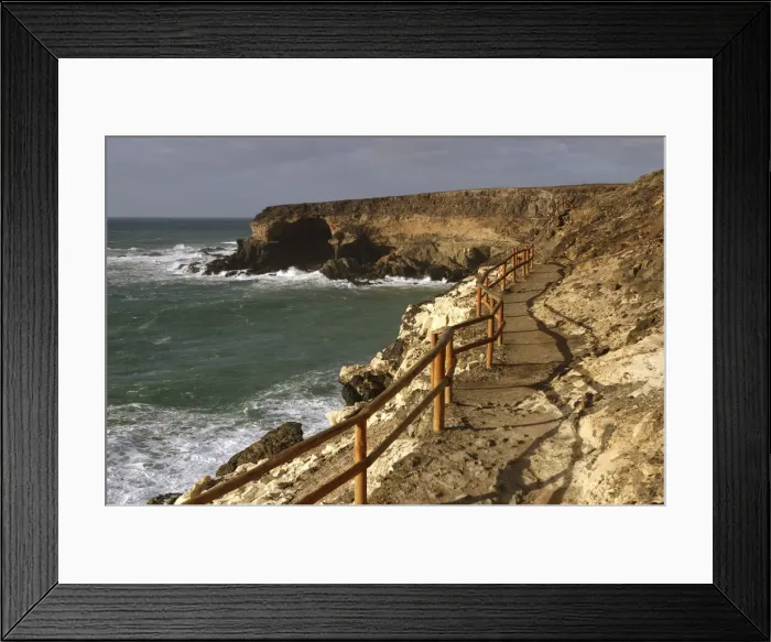 Framed Print : Coastal path, Puerto de la Pena, Ajuy, Fuerteventura, Canary Islands Framed Print : Coastal path, Puerto de la Pena, Ajuy, Fuerteventura, Canary Islands