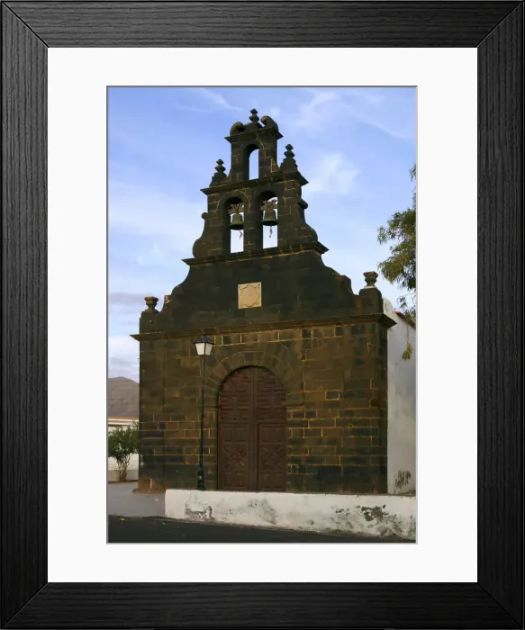 Framed Print : Casilla del Angel Church, Fuerteventura, Canary Islands Framed Print : Casilla del Angel Church, Fuerteventura, Canary Islands