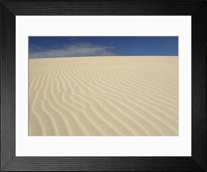 Framed Print : Sand Dunes, Corralejo, Fuerteventura, Canary Islands Framed Print : Sand Dunes, Corralejo, Fuerteventura, Canary Islands