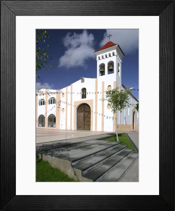 Framed Print : Church, Gran Tarajal, Fuerteventura, Canary Islands Framed Print : Church, Gran Tarajal, Fuerteventura, Canary Islands