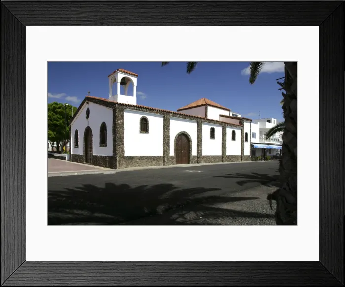 Framed Print : Church, La Lajita, Fuerteventura, Canary Islands Framed Print : Church, La Lajita, Fuerteventura, Canary Islands